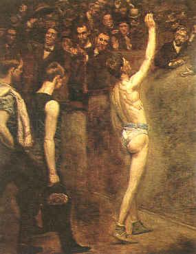 Thomas Eakins Salutat France oil painting art